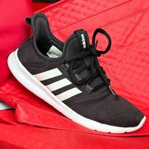 Adidas Women’s Black Cloudfoam Tennis Shoes (W US10)